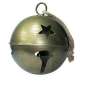 BOLA METÁLICA 30CM BRONCE