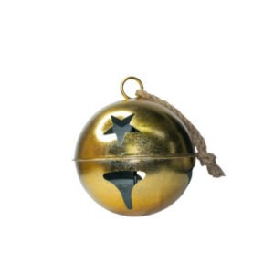 BOLA METÁLICA 20CM DORADA