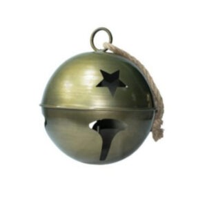 BOLA METÁLICA 25 CM BRONCE