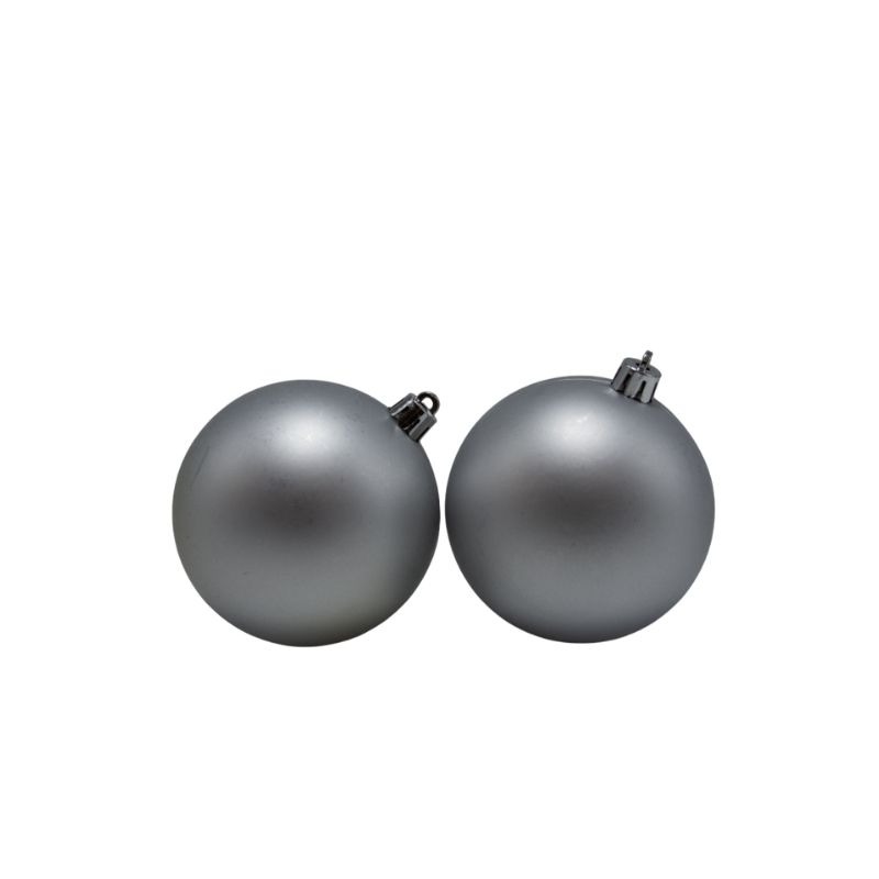 BOLA 8 CM X 20 PCS PLATA - Imagen 4