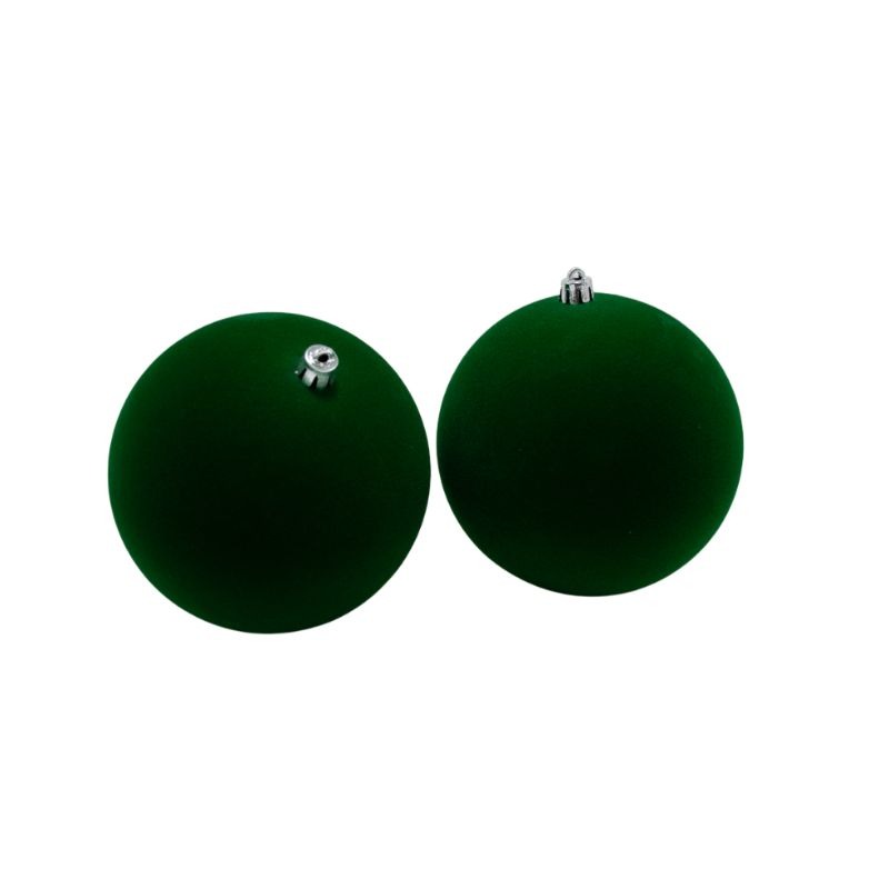 BOLA GAMUZA 120MM X 2 PCS VERDE - Imagen 2