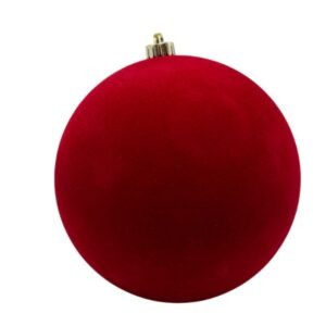 BOLA FLOCKING 200MM ROJO