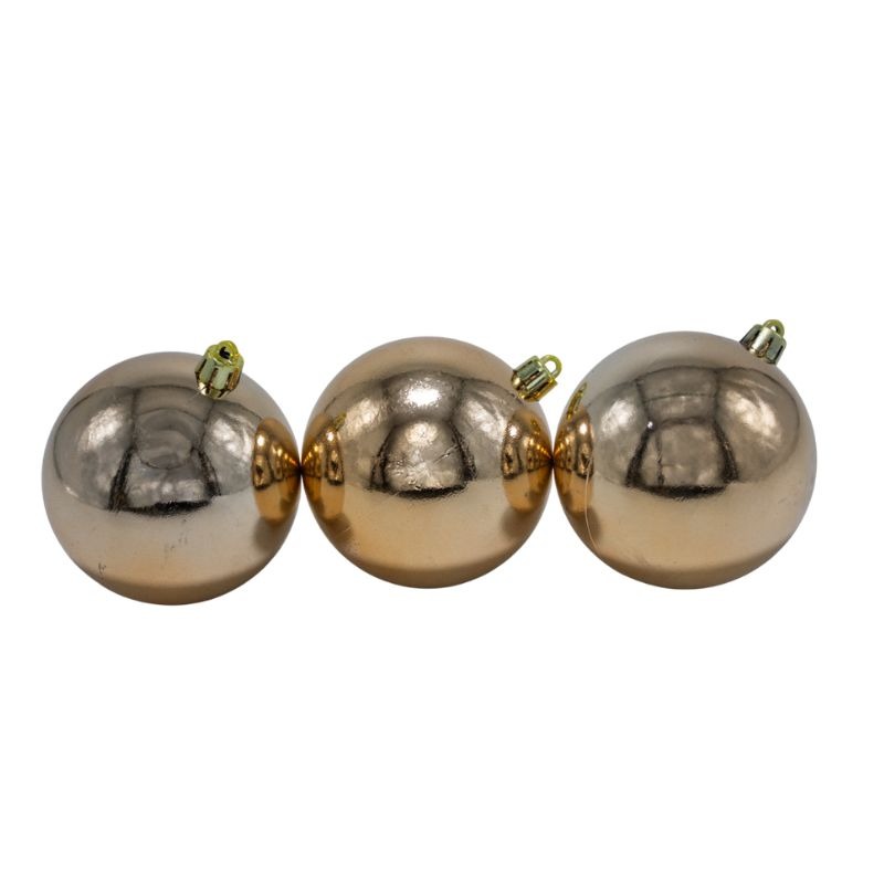 BOLA 8 CM X 40 PCS BRONCE CLARO - Imagen 2