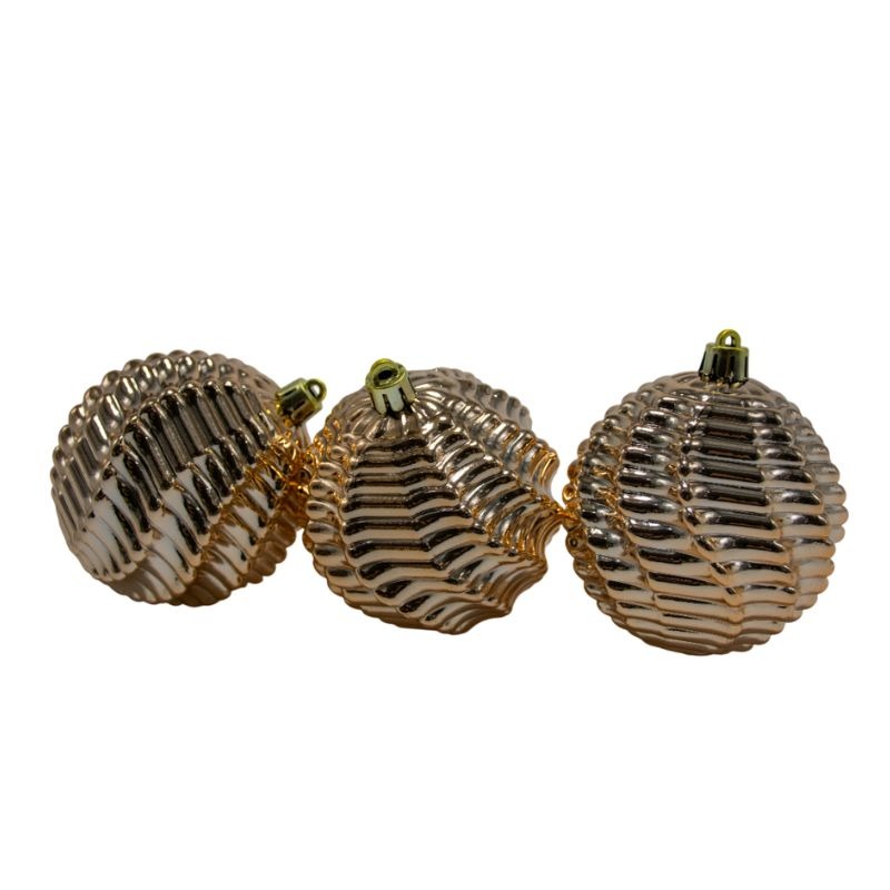 BOLA 8 CM X 40 PCS BRONCE CLARO - Imagen 4