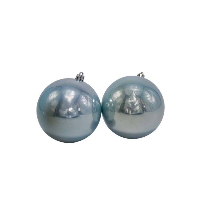 BOLA 10 CM X 12 PCS AZUL CLARO - Imagen 2