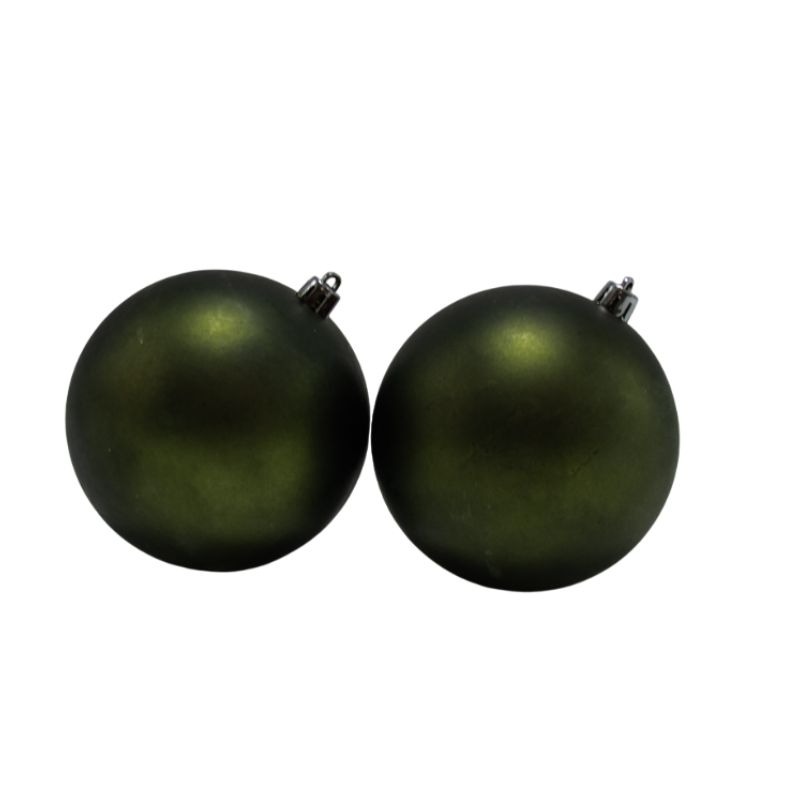 BOLA 10 CM X 12 PCS OLIVA - Imagen 3