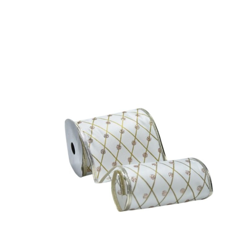 CINTA ALAMBRADA DECORATIVA 10 YARDAS (9 MTS)