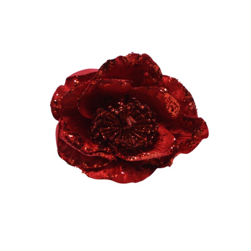 FLOR ART 15CM ROJO - Imagen 2