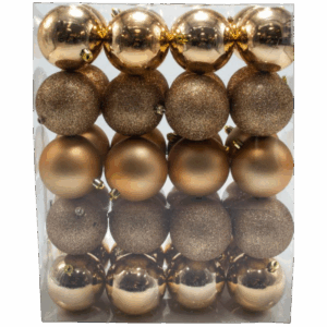 BOLA 8 CM X 40 PCS BRONCE