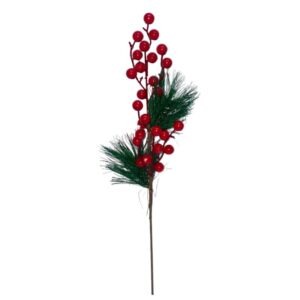 FOLLAJE ART 55CM ROJO