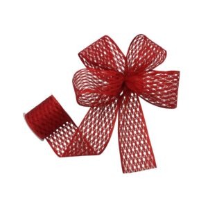 CINTA ALAMBRADA 4,0x10 YARDAS ROJO