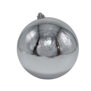 BOLA PERLADA 25CM PLATA
