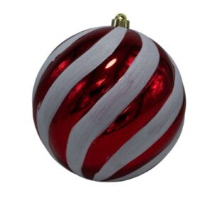 BOLA 20CM ROJO/BLANCO