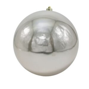 BOLA PERLADA 20CM CHAMPAÑA