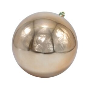 BOLA PERLADA 25CM MARRÓN CLARO