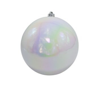 BOLA 20CM BLANCO/IRIZADO