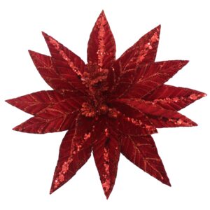 FLOR ARTIFICIAL 32CM 15 PETALOS ROJO